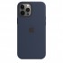 Силиконовый чехол MagSafe для iPhone 12 Pro Max, цвет «тёмный ультрамарин»